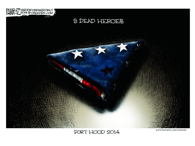 Editorial cartoon Fort Hood shooting