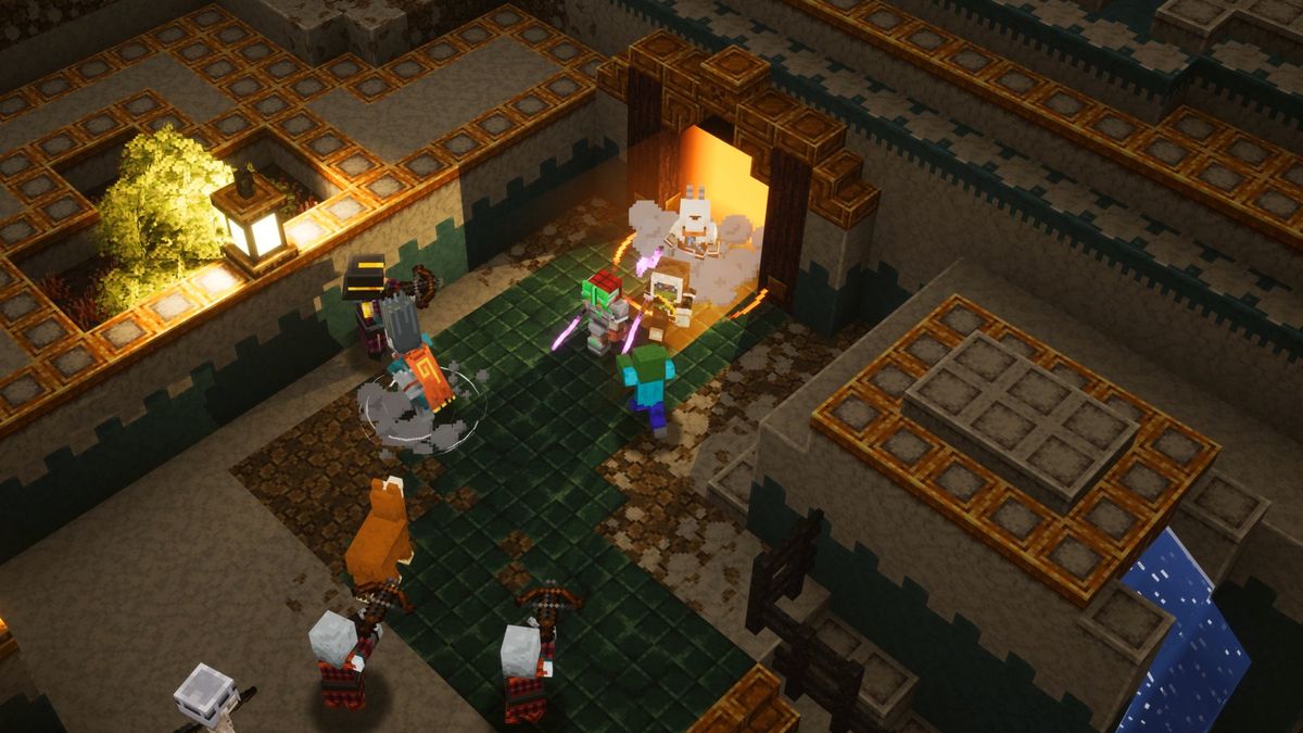 Minecraft Dungeons' cross-platform multiplayer support arrives next