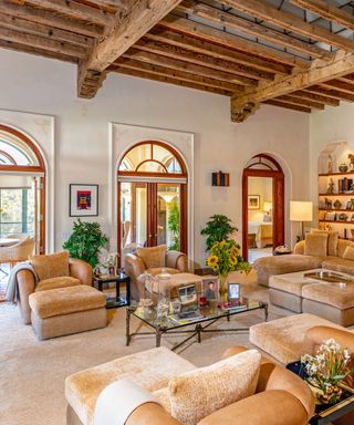 Second living room in The Rosenthal Estate in Malibu