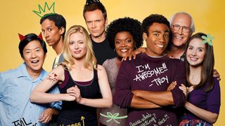 A cast image from the Community TV show