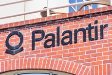 Sign outside the US headquarters of Palantir