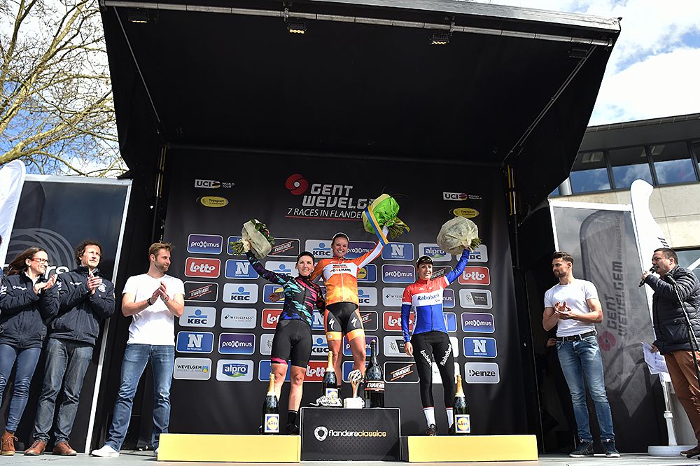 2016 Gent-Wevelgem Women podium