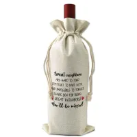 6. Great Neighbors Wine Bag: View at Amazon