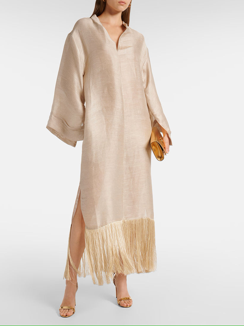 Tigris Ecru Dress - 38 / Ecru