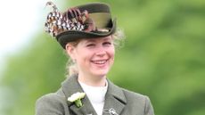  Lady Louise Windsor is set to take on bigger role- Lady Louise Windsor smiles whilst wearing a brooch from Prince Philip as she attends day four of the Royal Windsor Horse Show at Home Park on May 15, 2022 in Windsor, England.