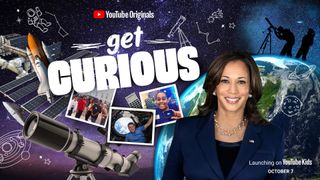 Vice President Kamala Harris leads kids on a scavenger hunt in YouTube's "Get Curious with Vice President Harris" short video.