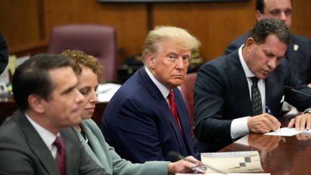 Donald Trump in New York court