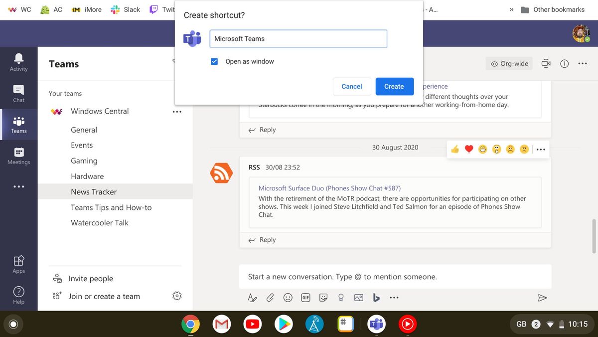 How to use Microsoft Teams on a Chromebook Windows Central