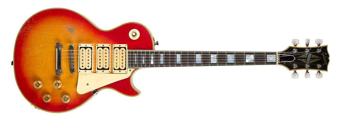 Ace Frehley&amp;rsquo;s #1 &amp;ldquo;Budokan&amp;rdquo; 1975 Triple Pickup Gibson Les Paul Custom, Cherry Sunburst