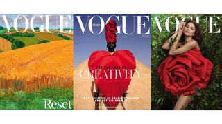 three covers of vogue