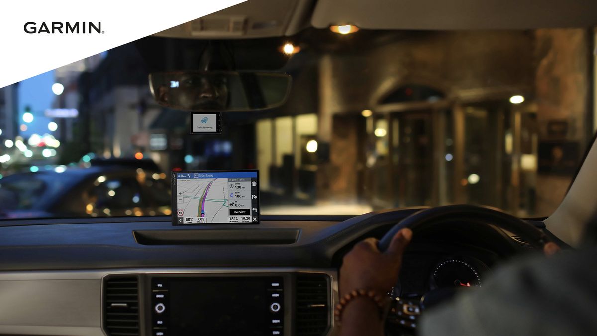 Garmin Satnav on dashboard