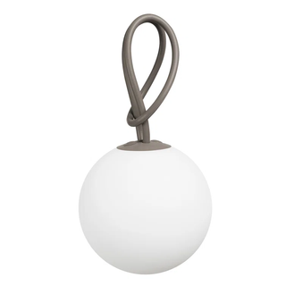 taupe-colored hanging lantern