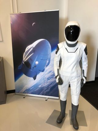 The spacesuit that Crew Dragon astronauts will wear.