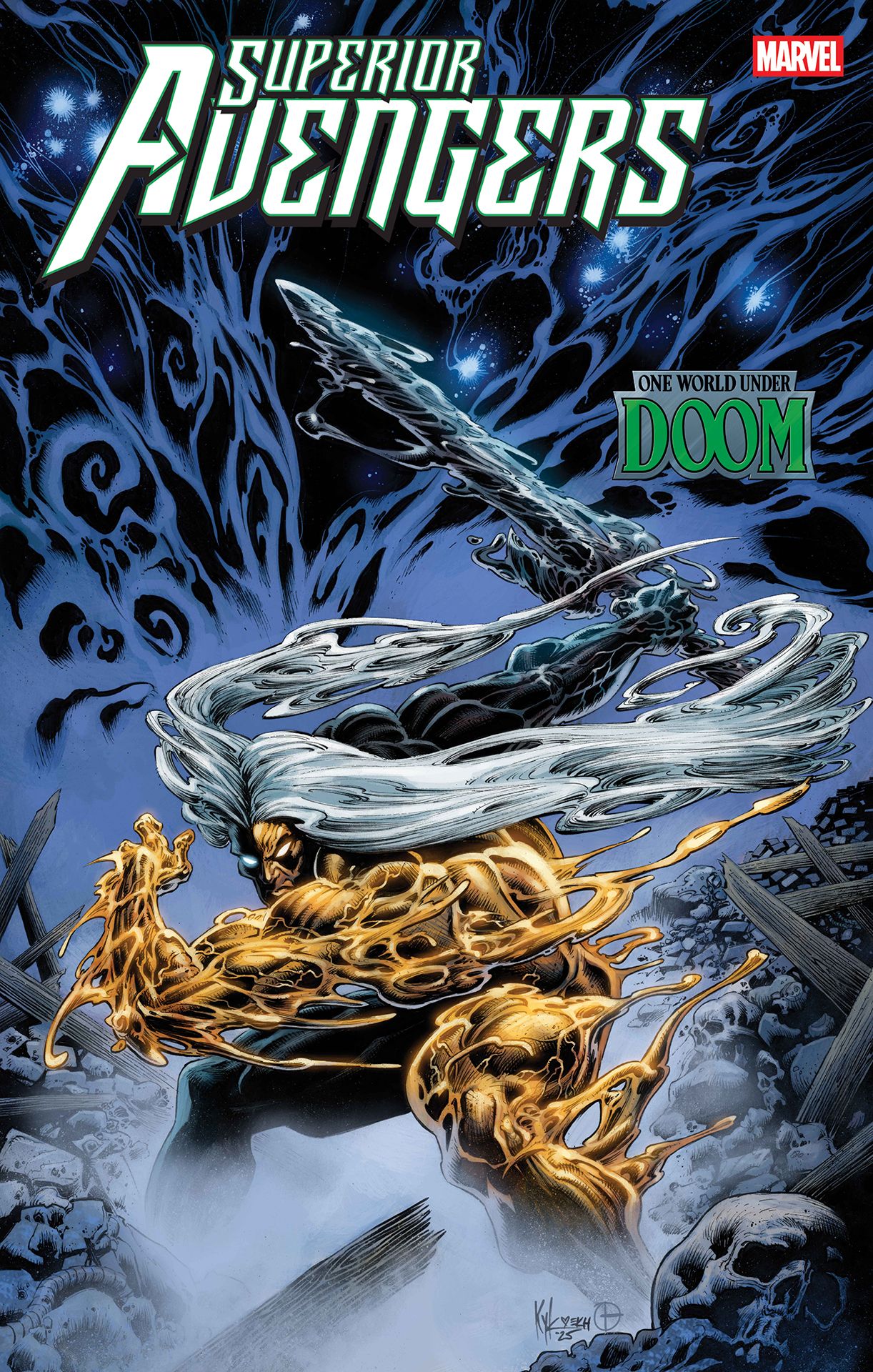 Superior Avengers #5 cover featuring an alt-reality version of Malekith