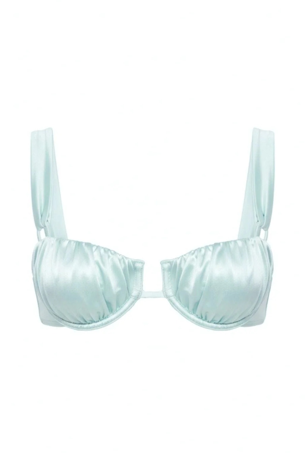 Montce, Seafoam Silkie Petal Variation Bikini Top