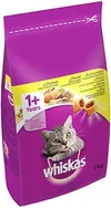 Whiskas Dry Cat Food 1+ for adult cats with chicken