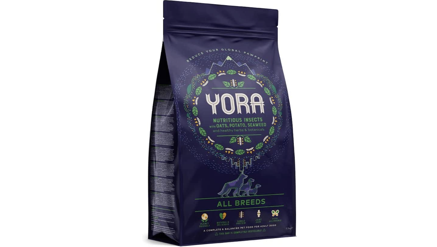 Yora insect-based dog food