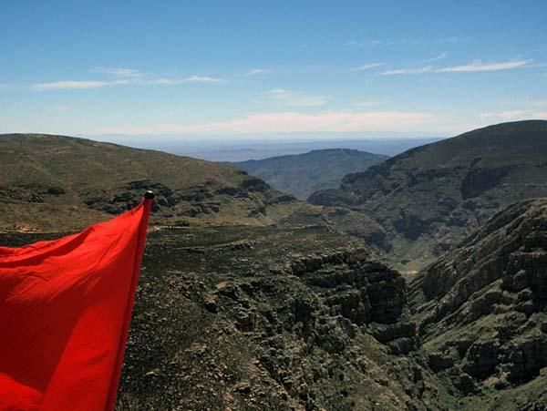 The Cape Pioneer Trek feed zone even offered a view.