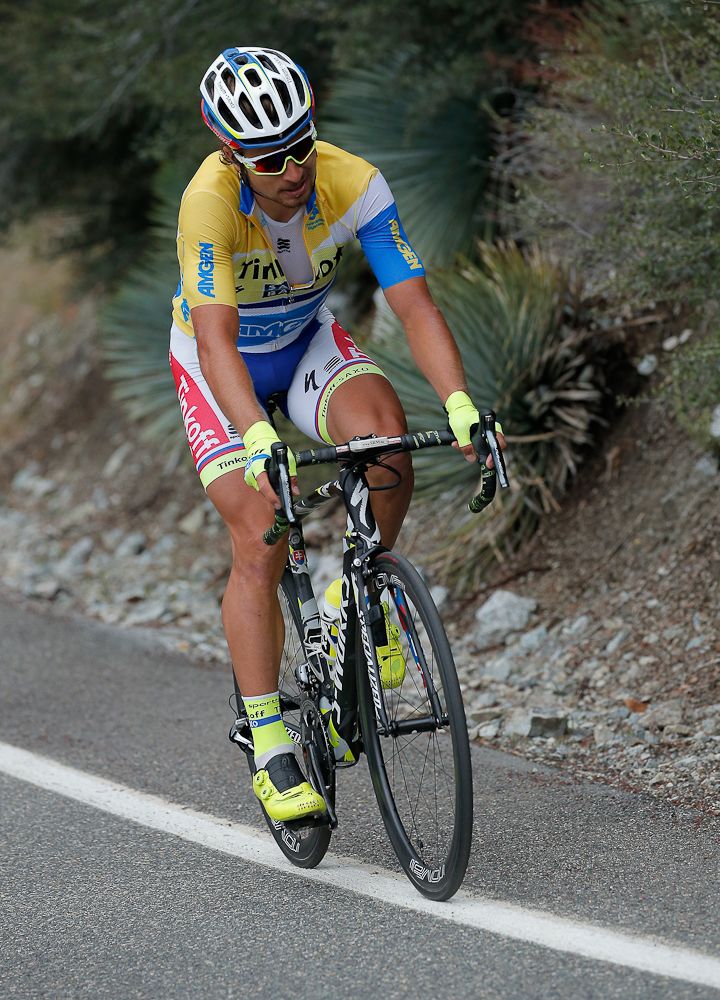 Peter Sagan suffers during the climb of Mt. Baldy during the 2015 Tour of California.