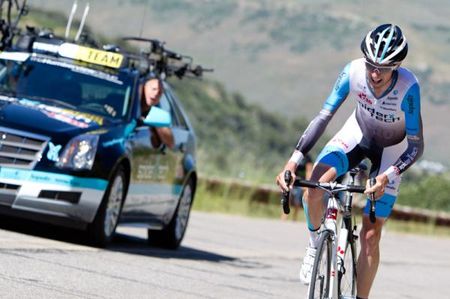 Pat McCarty (Team Spidertech) gets some encouragement