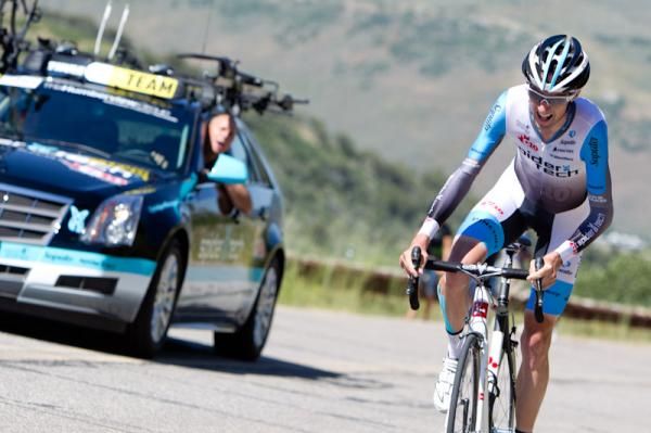 Pat McCarty (Team Spidertech) gets some encouragement