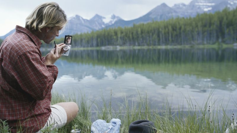 camping mirror