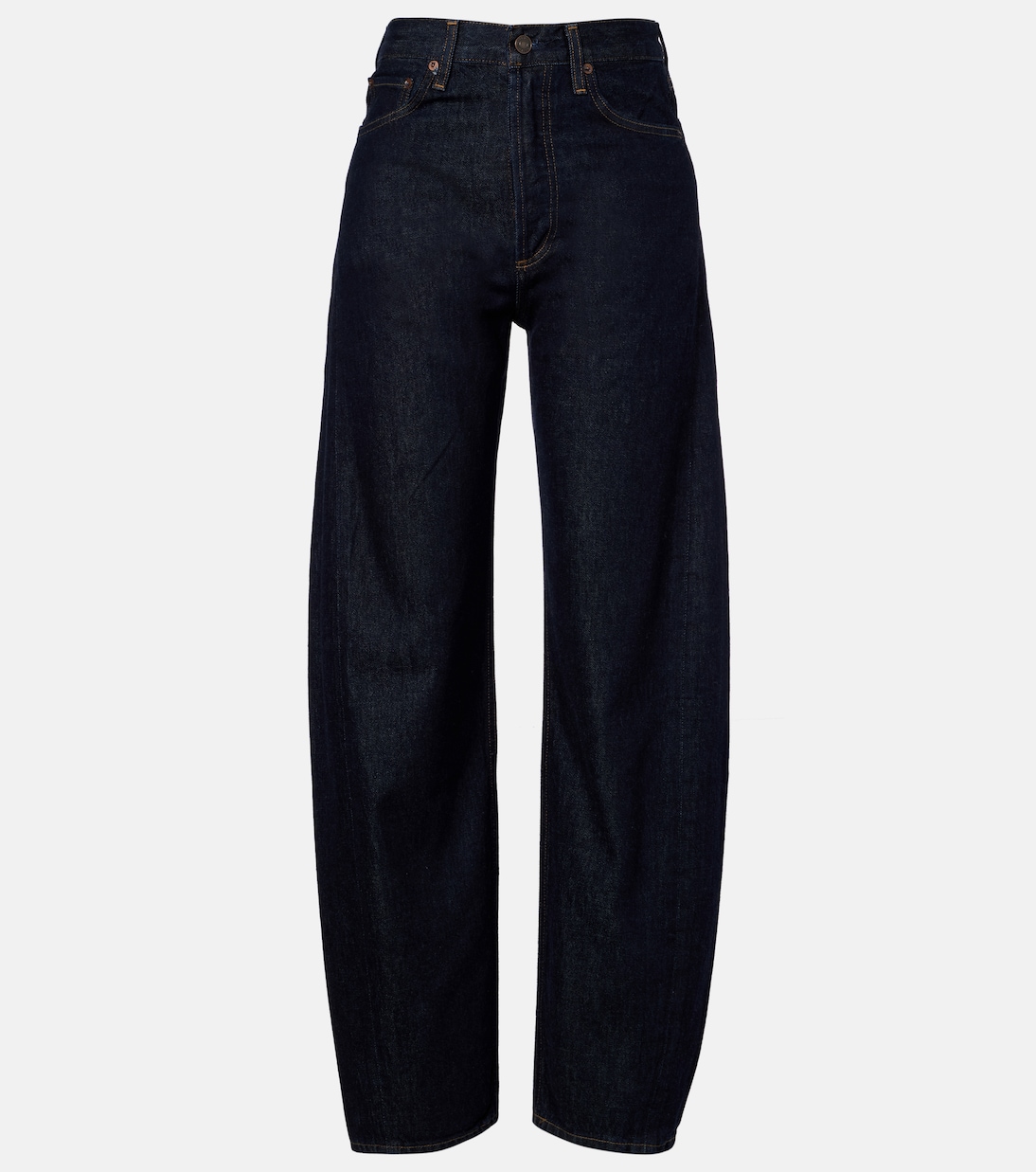 Luna High-Rise Barrel-Leg Jeans