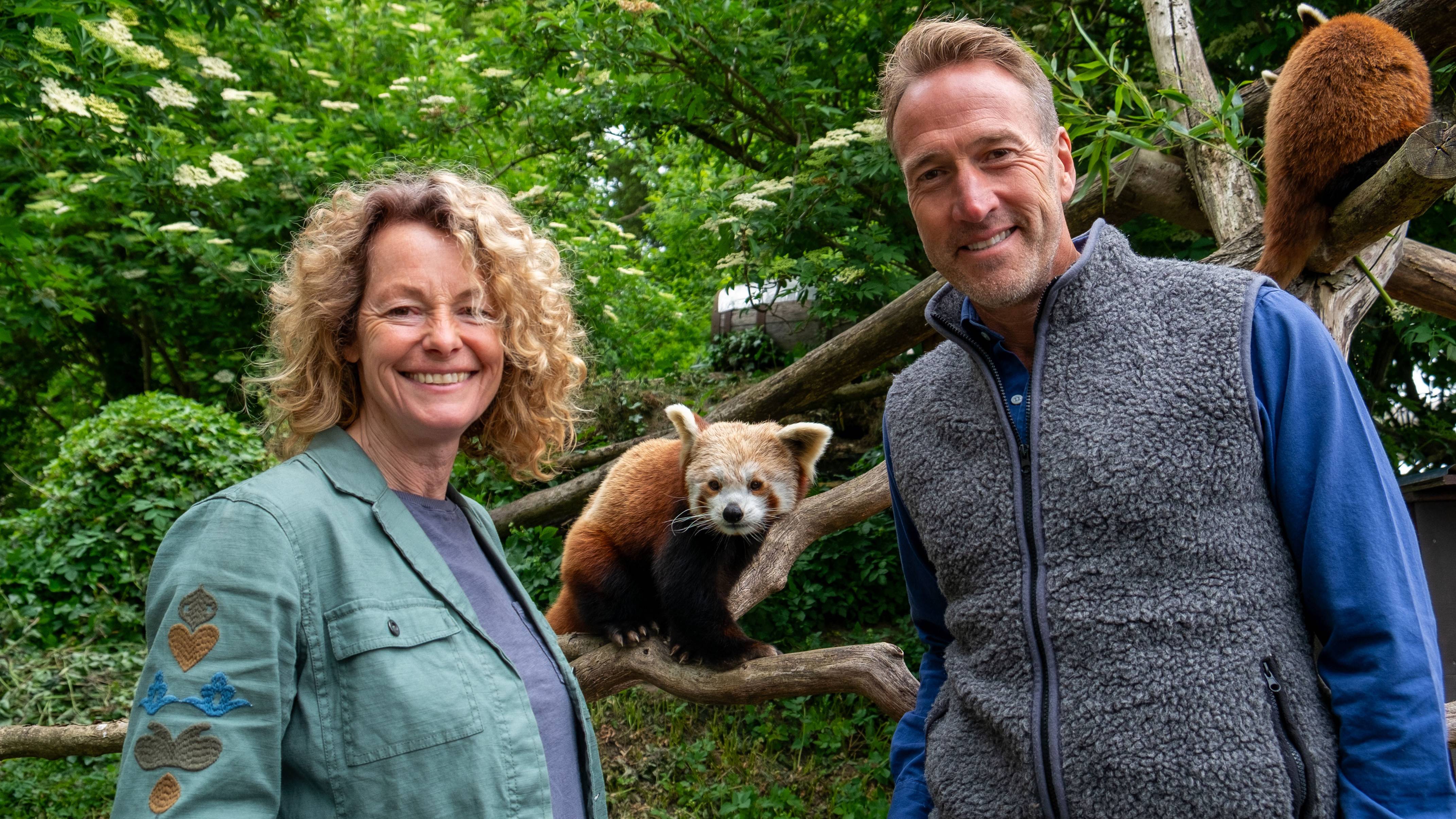 Kate Humble and Ben Fogle in Animal Park 2025