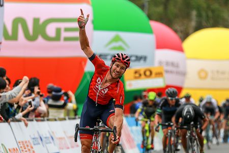 William Clarke (Aus) Drapac Professional Cycling wins stage 4 in Taiwan