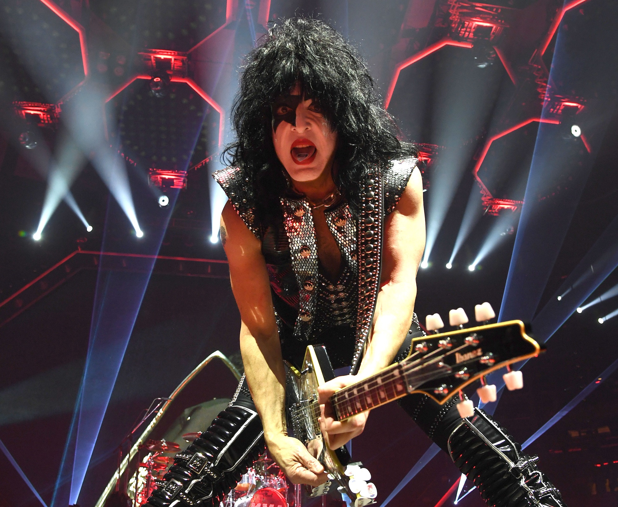 Paul Stanley performs onstage with Kiss at Madison Square Garden in New York City on March 27, 2019