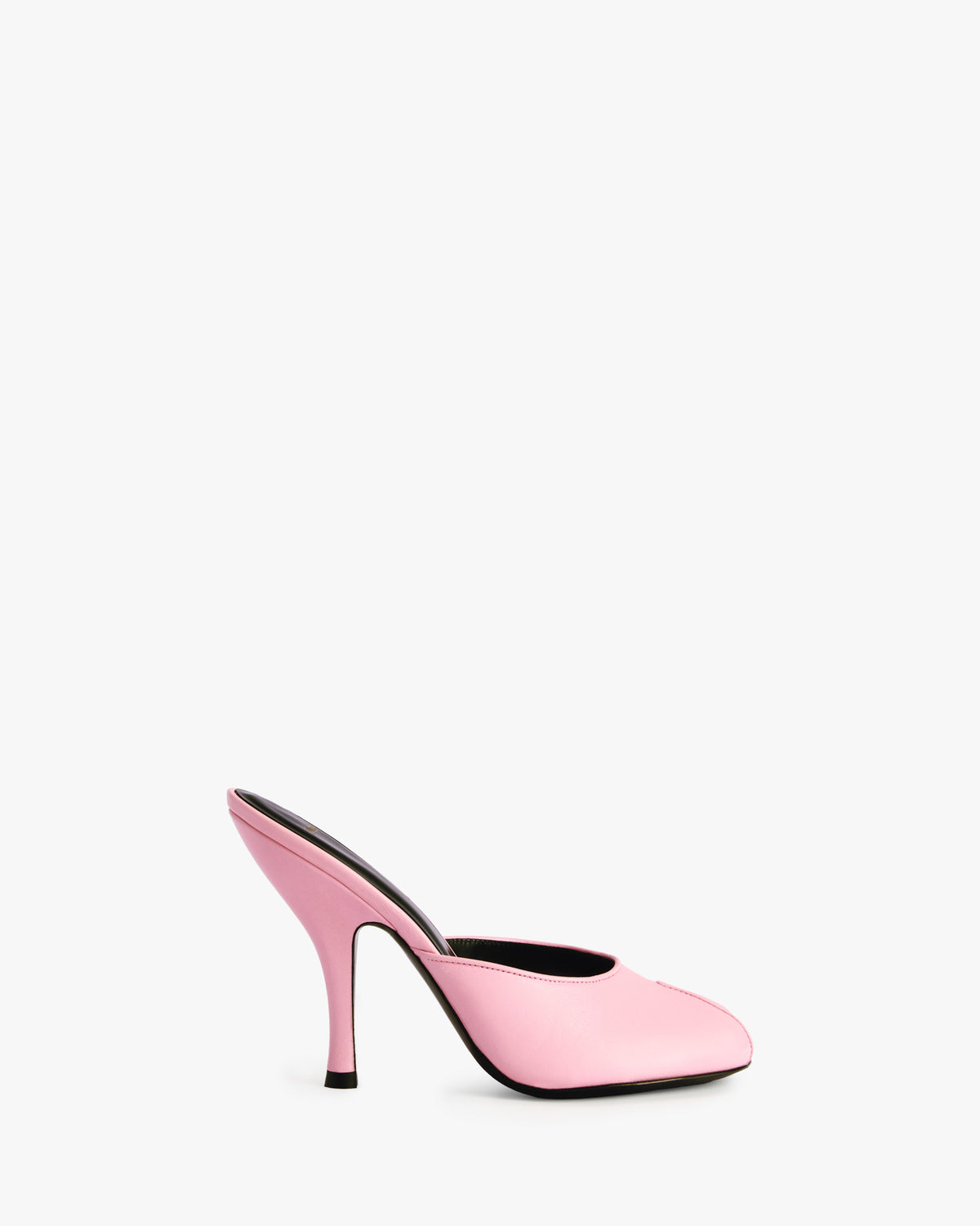 Date Mule in Pink Leather