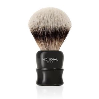 'Crosby' Black Resin Brush with High Mountain Badger: XXL