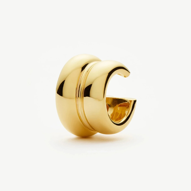 Chunky gold ear cuff, Missoma