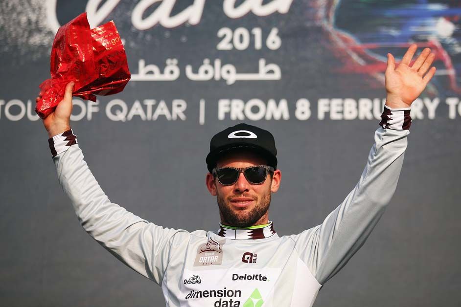 Mark Cavendish also leads the points classification