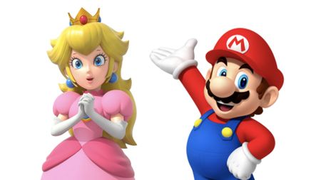 Princess Peach and Super Mario