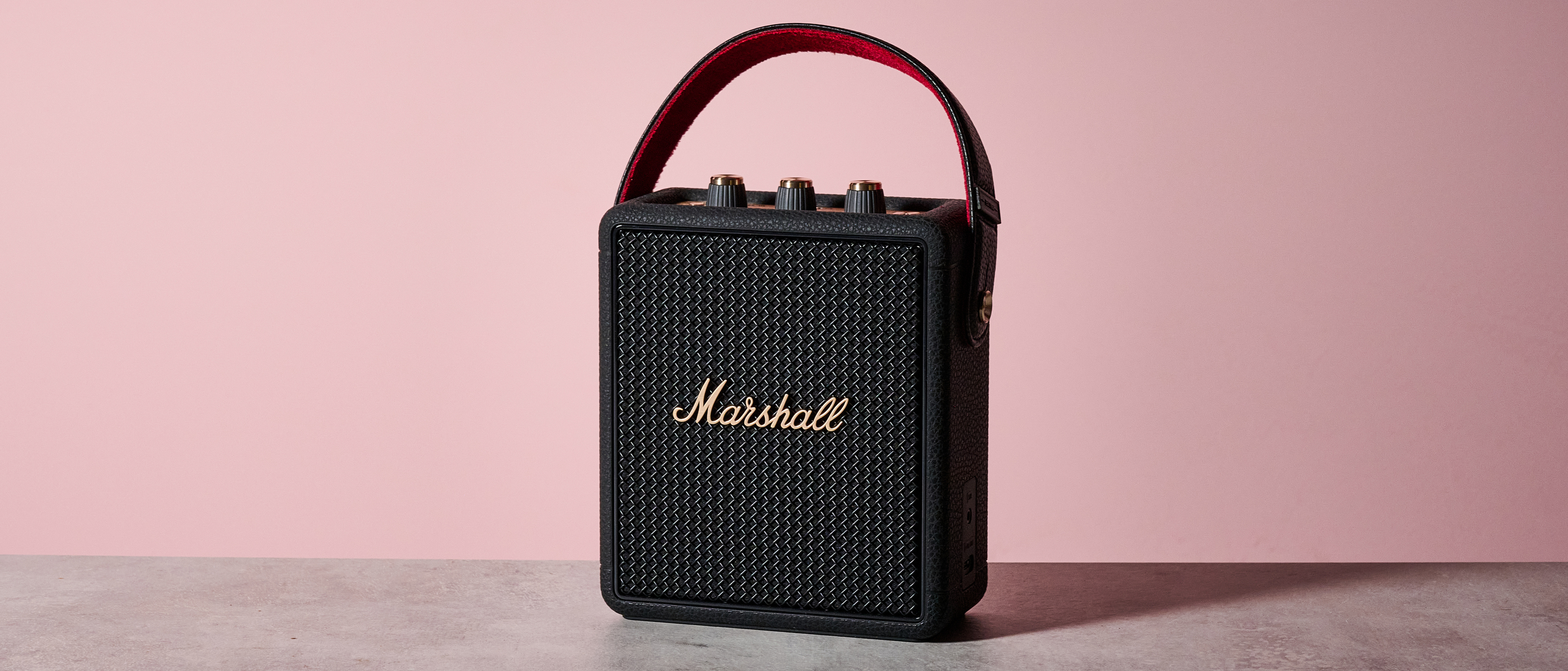Marshall Stockwell III against pink background
