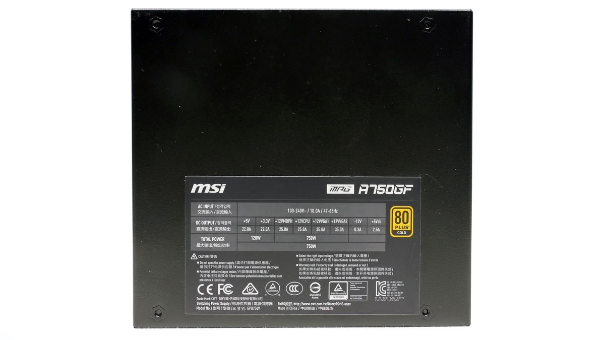 MSI MPG A750GF