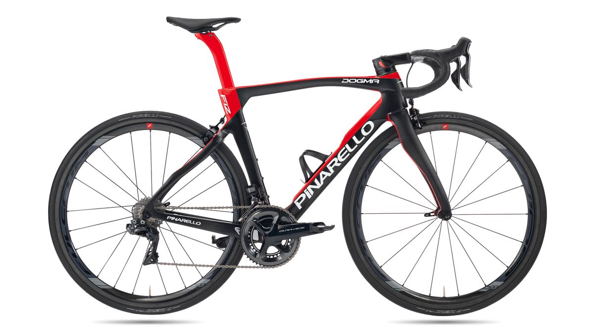 Pinarello Dogma F12 in uranus black red