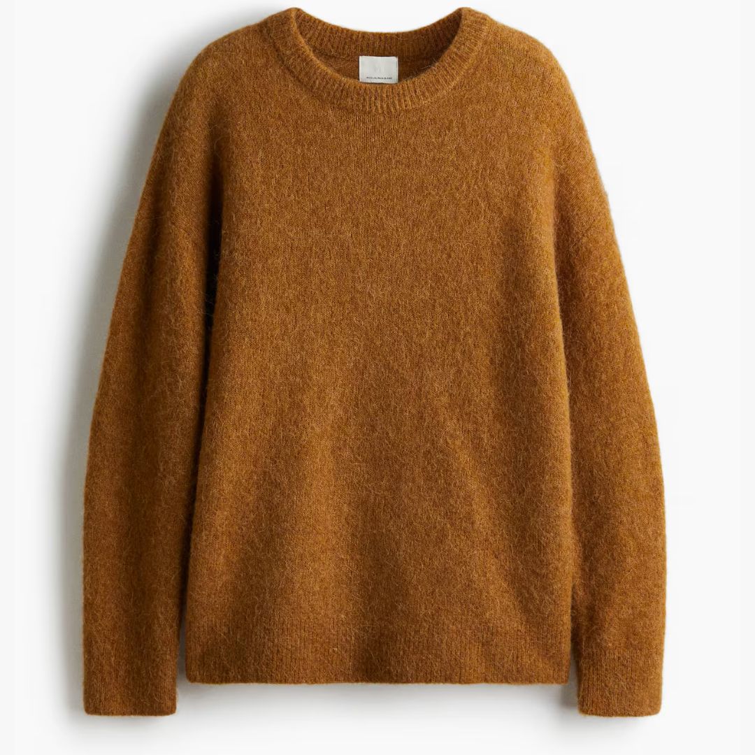 H&amp;amp;M Oversized Alpaca-Blend Jumper