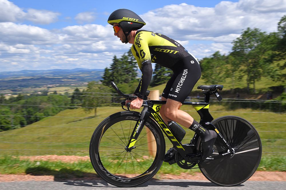 Adam Yates (Mitchelton-Scott) moves into the overall lead after the time trial at the Criterium du Dauphine