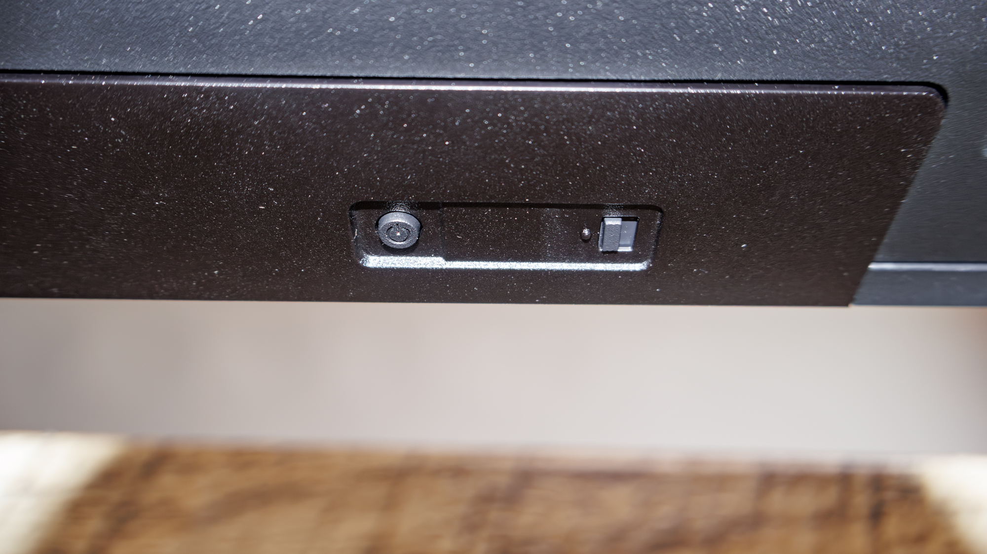The power button on a Sony Bravia 3 II TV