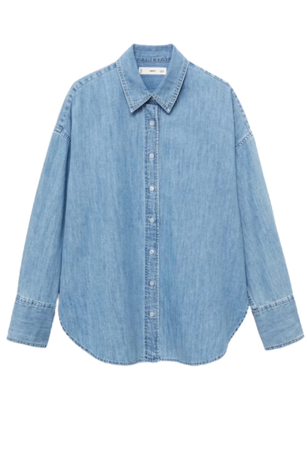 MANGO, Oversized Denim Shirt 