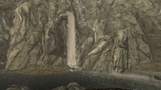 The Ivarstead Source mod adds a waterfall to explain the behavior of a river at Ivarstead.