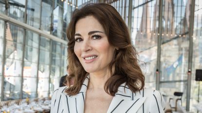 Nigella Lawson attends a book signing and lunch at the Melbourne restaurant, Taxi Kitchen, during her tour of Australia, January 24, 2018