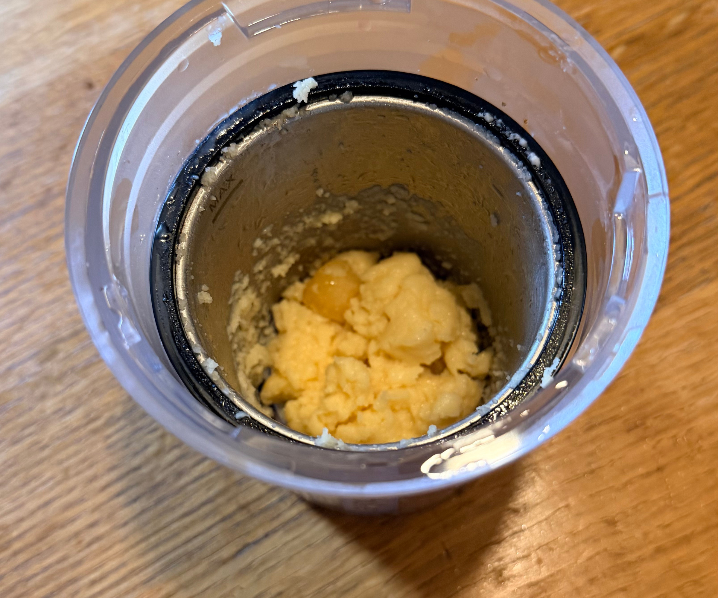 Grated parmesan in the Nutribullet Ultra Plus