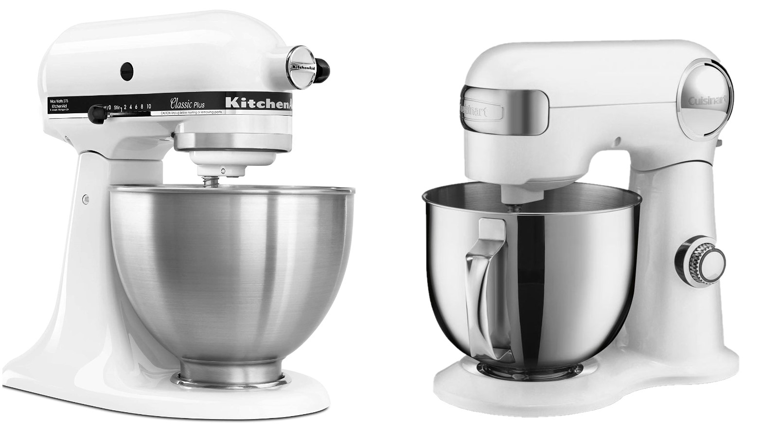 Kitchenaid Vs Cuisinart Which Stand Mixer Should You Buy Top Ten Reviews