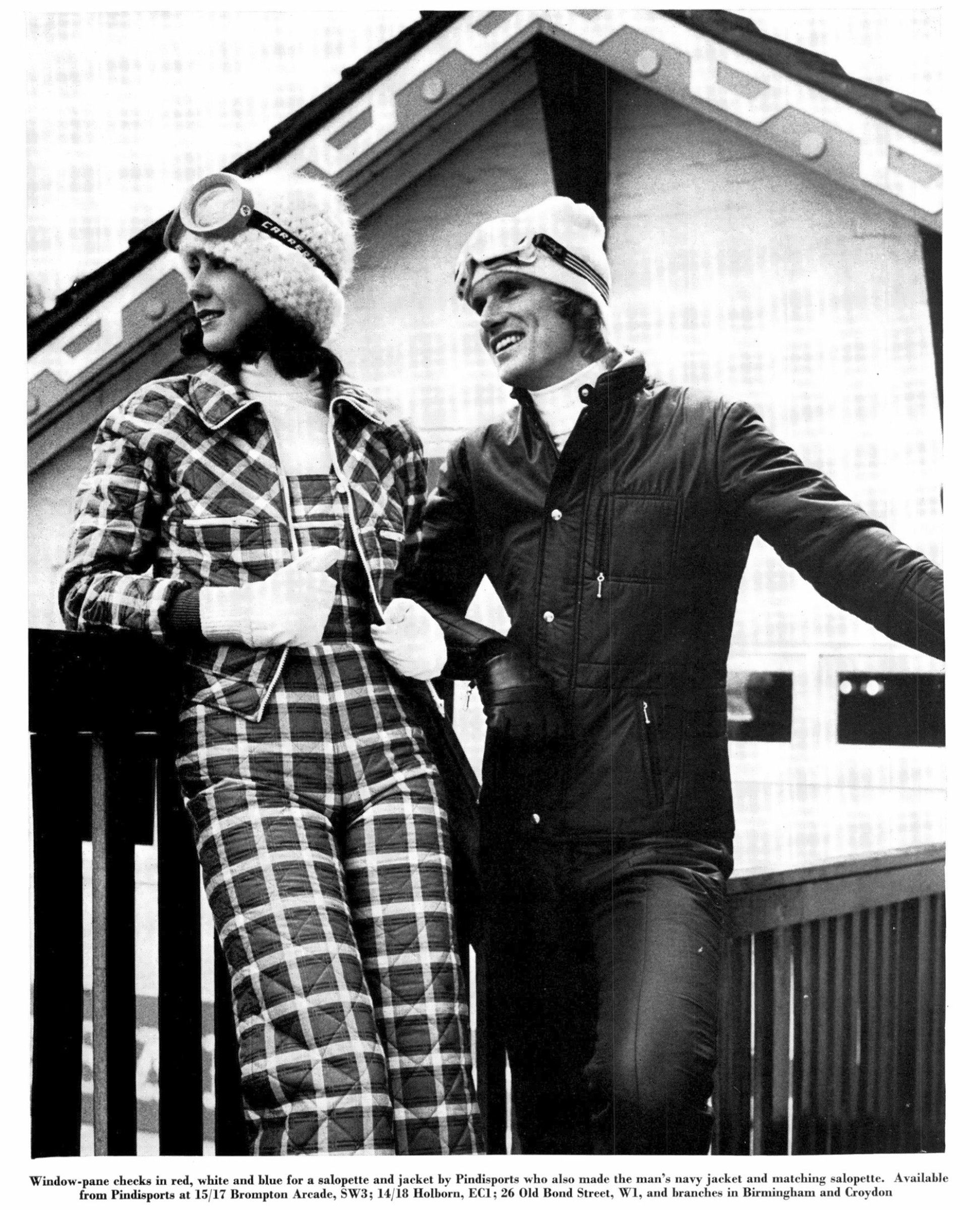 Archival fashion pages from Country Life magazine