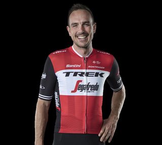 John Degenkolb wears the 2019 Trek-Segafredo team kit