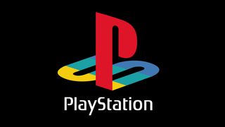 The PlayStation logo on a black background