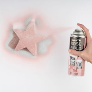 star and spray paint